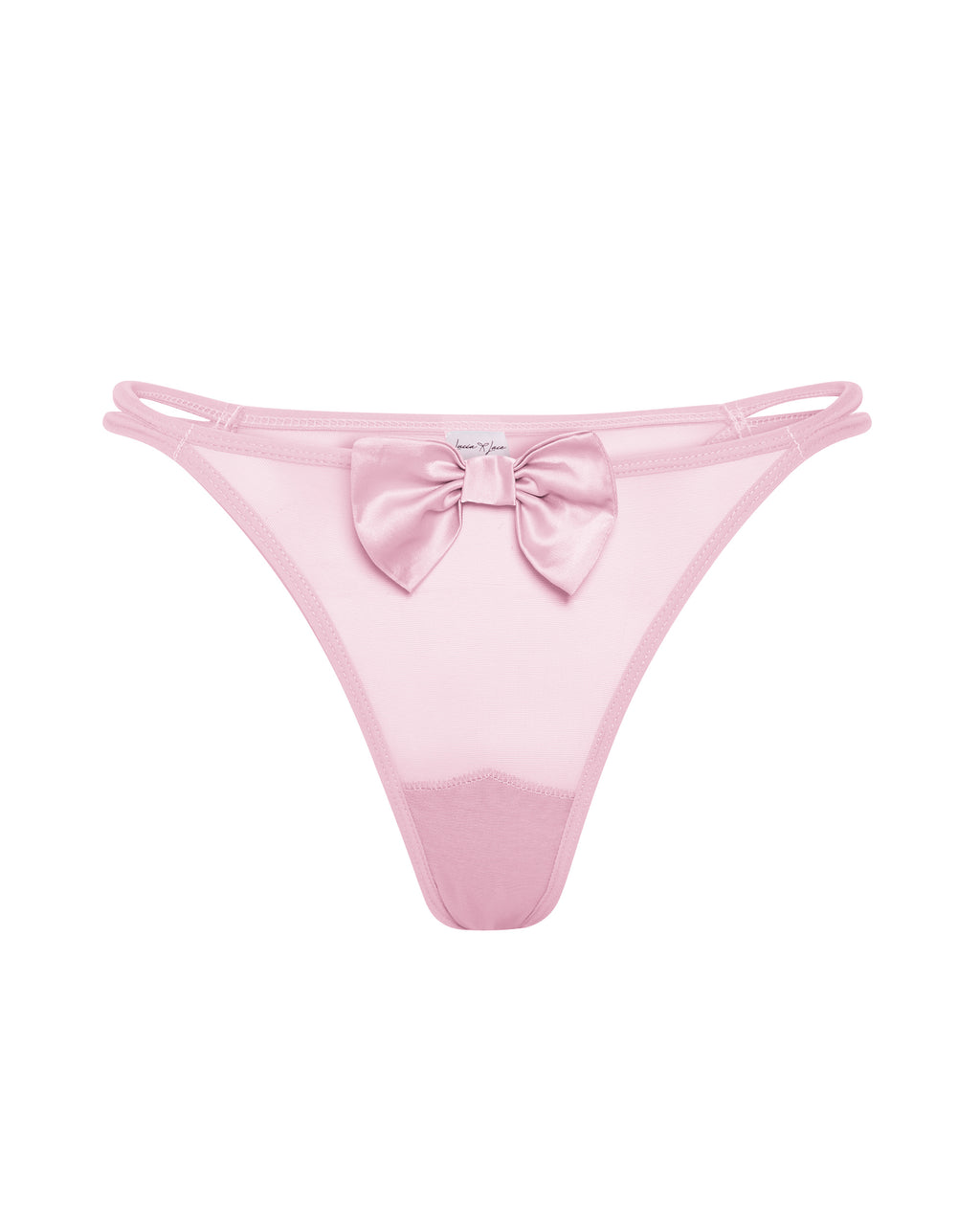 The Bon Bon Bow Panty - Pink